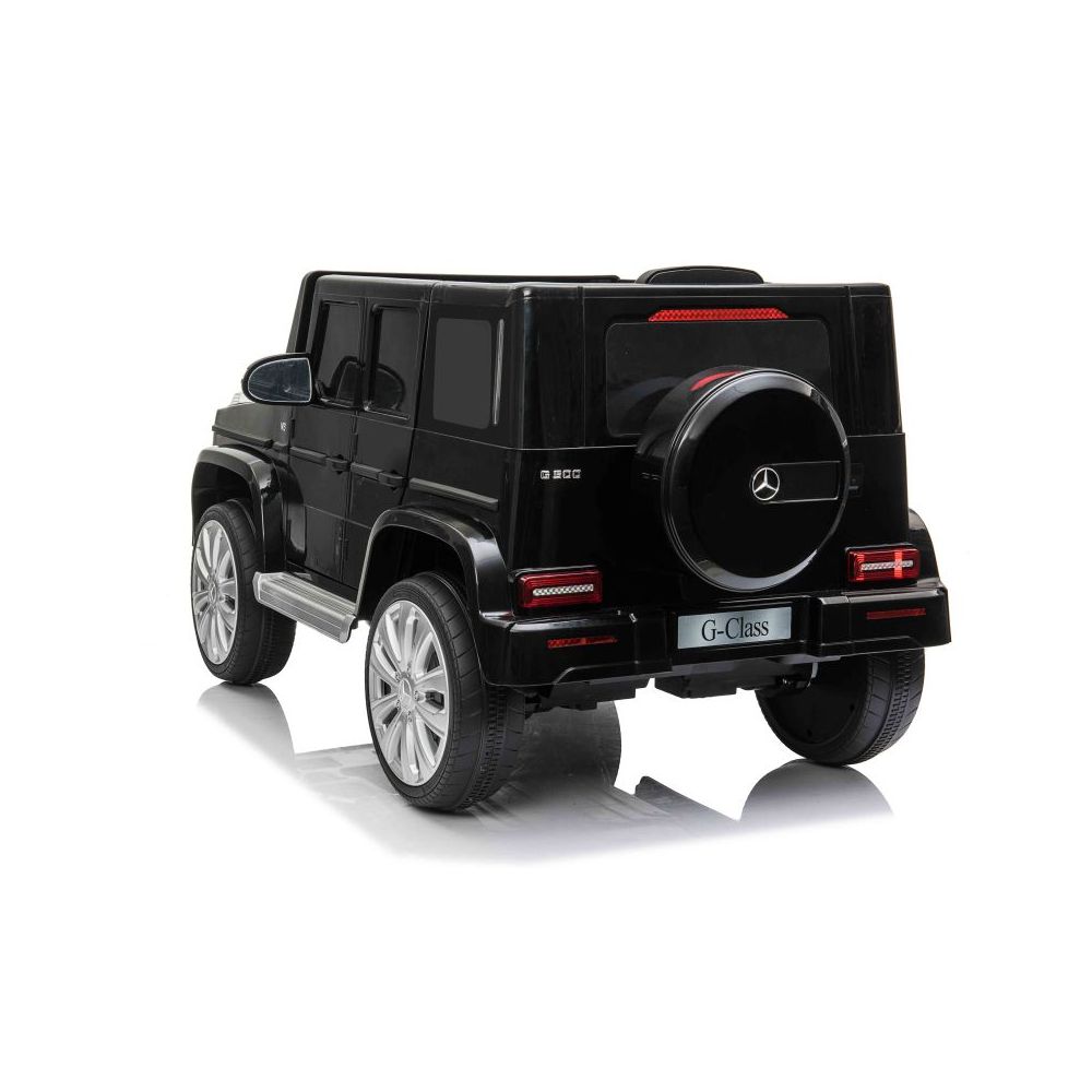 „MERCEDES G500“ SU AKUMULIATORIUMI – MINKŠTI „EVA“ RATAI, MINKŠTA SĖDYNĖ SU VISOMIS PAPILDOMOMIS FUNKCIJOMIS / JJ2077