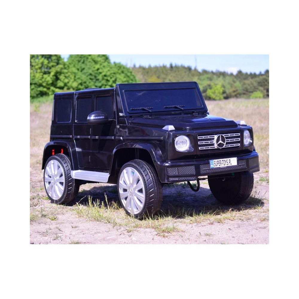 „MERCEDES G500“ SU AKUMULIATORIUMI – MINKŠTI „EVA“ RATAI, MINKŠTA SĖDYNĖ SU VISOMIS PAPILDOMOMIS FUNKCIJOMIS / JJ2077