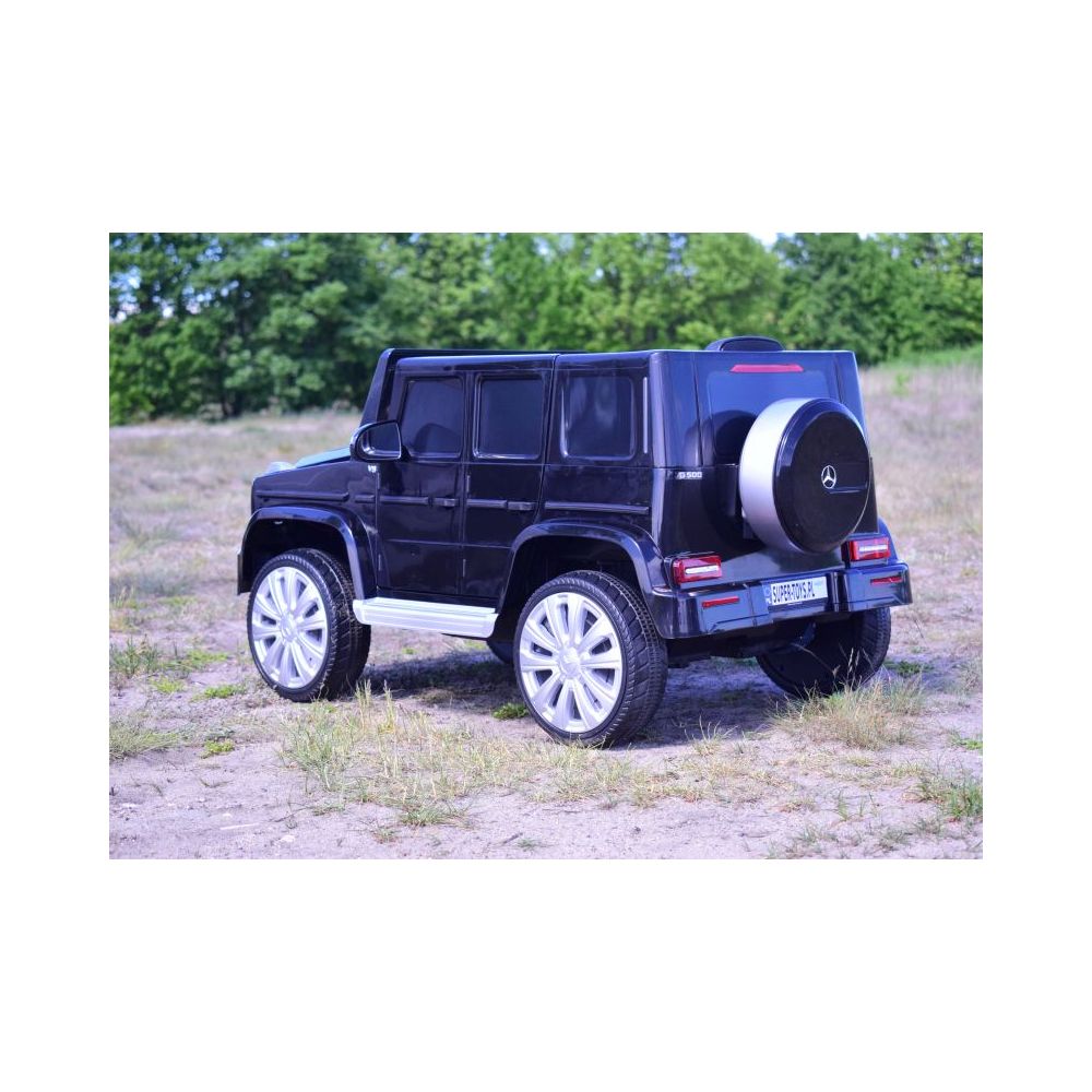MERCEDES G500 NA AKUMULATOR - MIĘKKIE KOŁA EVA, MIĘKKIE SIEDZENIE FULL OPCJA/JJ2077