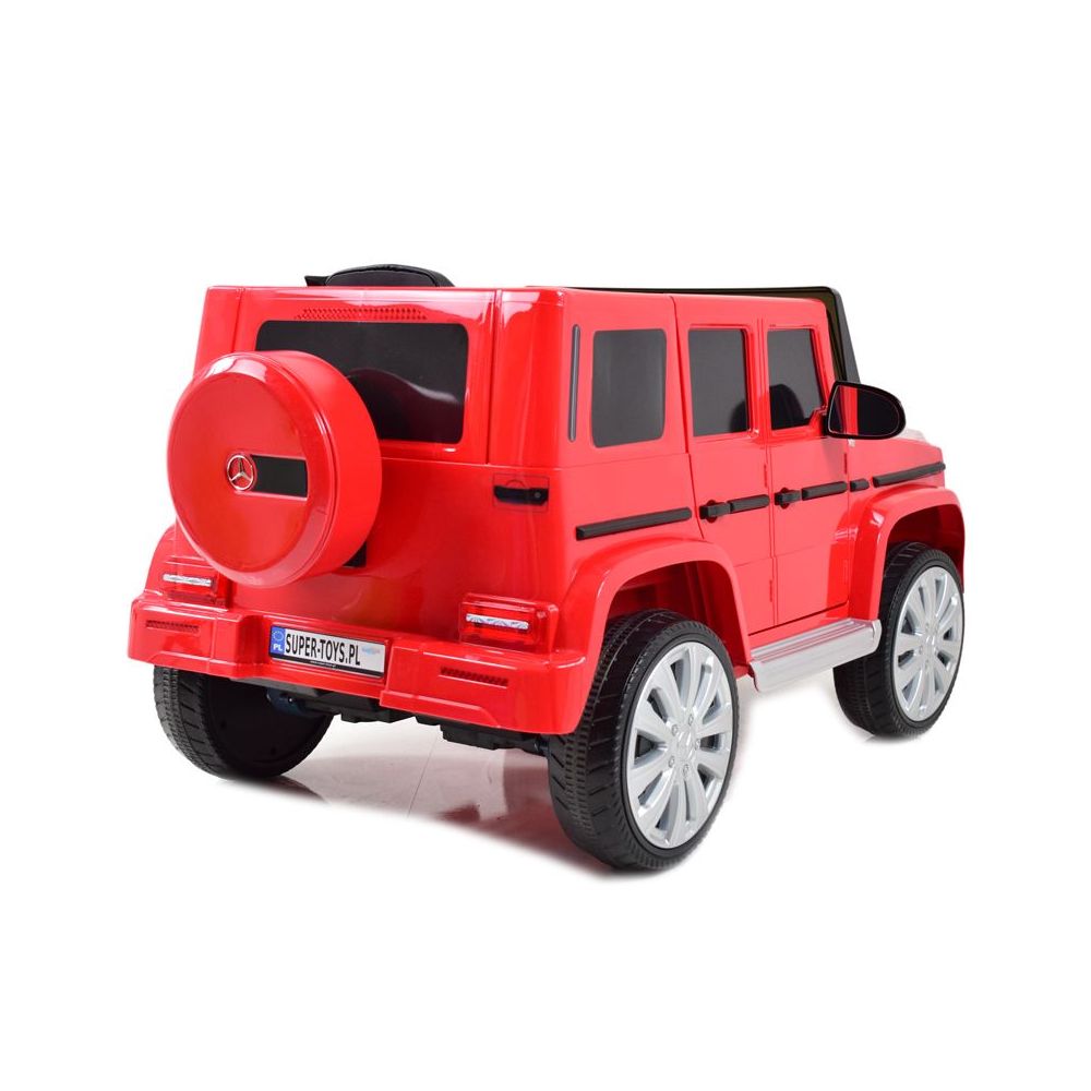 „MERCEDES G500“ SU AKUMULIATORIUMI, MINKŠTOS EVA RATAI, MINKŠTA SĖDYNĖ, LAKUOTAS, VISOS PAPILDOMOS FUNKCIJOS / JJ2077