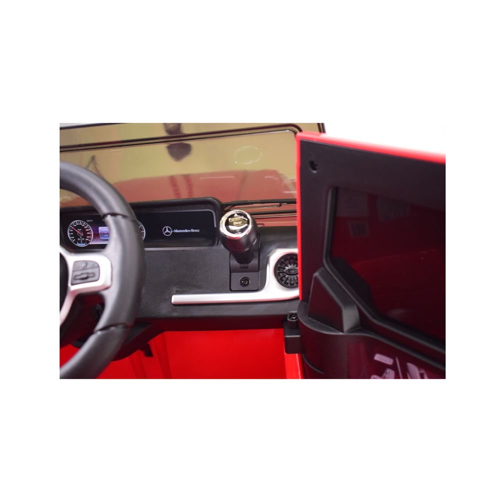 „MERCEDES G500“ SU AKUMULIATORIUMI, MINKŠTOS EVA RATAI, MINKŠTA SĖDYNĖ, LAKUOTAS, VISOS PAPILDOMOS FUNKCIJOS / JJ2077