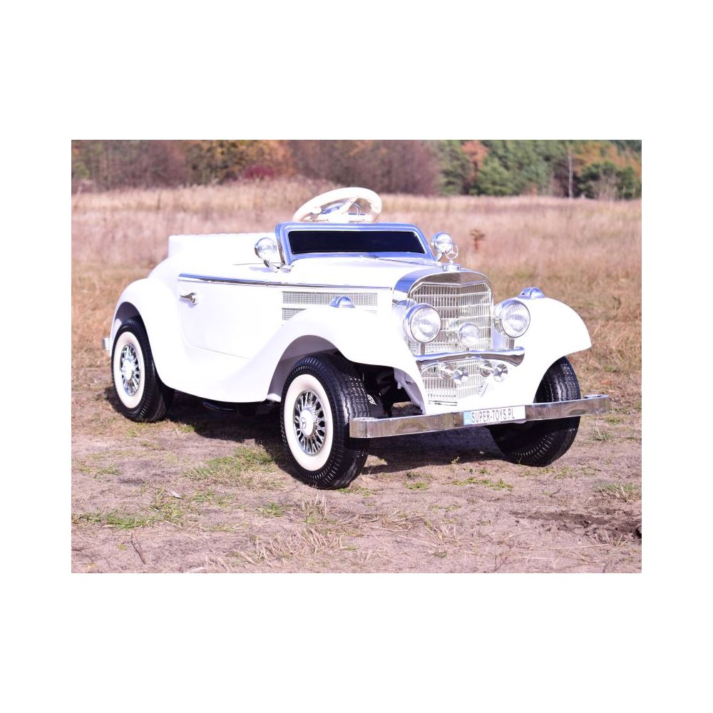 „MERCEDES“ RETRO TIPAS 540K VAIKAMS IR TĖVAMS, MINKŠTI EVA RATAI, MINKŠTA SĖDYNĖ, VISOS PASIRINKTYS/A200
