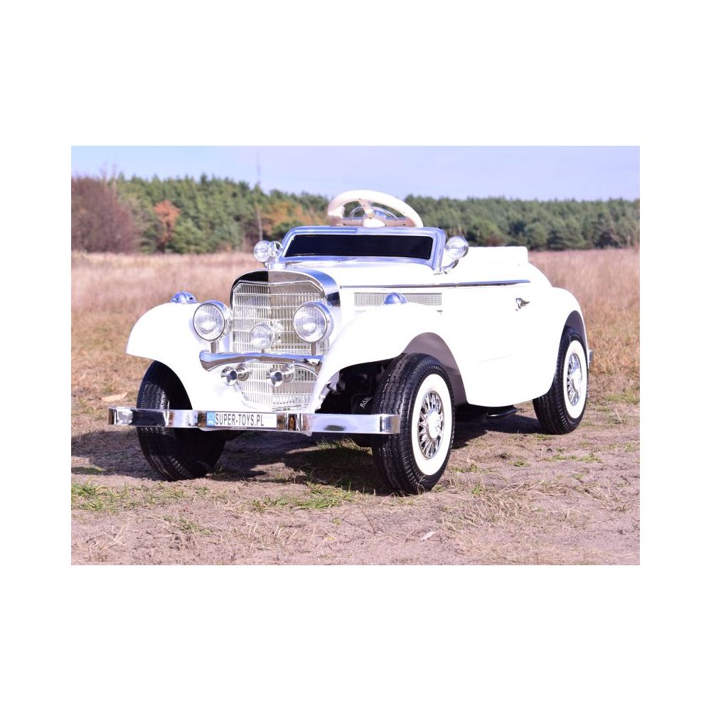 „MERCEDES“ RETRO TIPAS 540K VAIKAMS IR TĖVAMS, MINKŠTI EVA RATAI, MINKŠTA SĖDYNĖ, VISOS PASIRINKTYS/A200