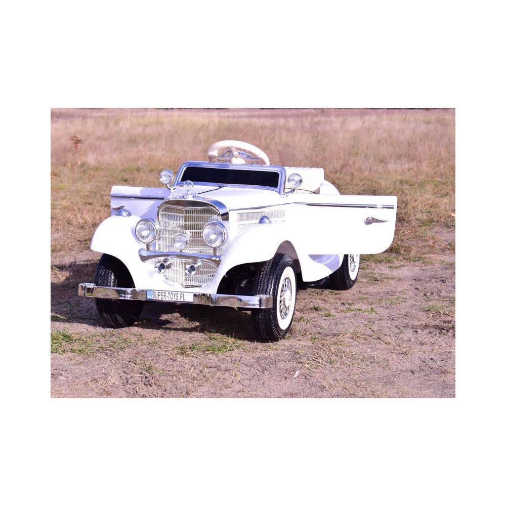 „MERCEDES“ RETRO TIPAS 540K VAIKAMS IR TĖVAMS, MINKŠTI EVA RATAI, MINKŠTA SĖDYNĖ, VISOS PASIRINKTYS/A200