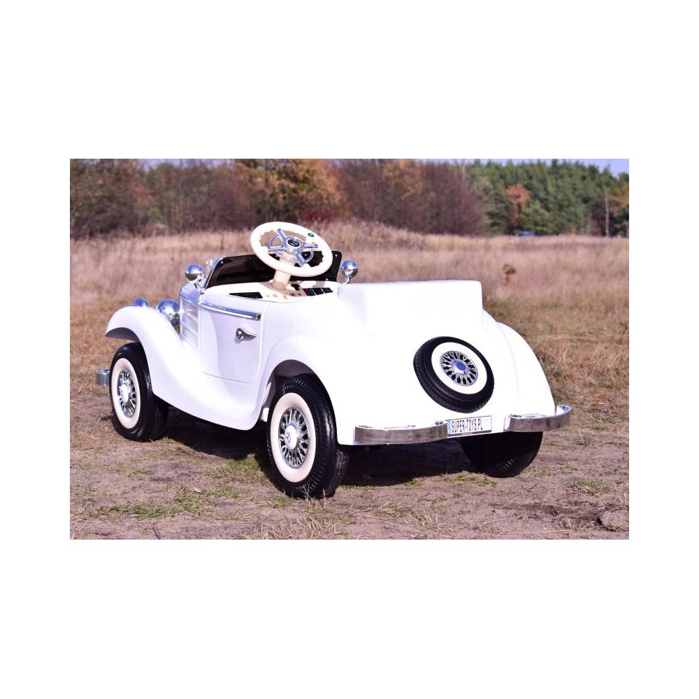 MERCEDES RETRO TYP 540K DLA DZIECKA I DLA RODZICA, MIĘKKIE KOŁA EVA, MIĘKKIE SIEDZENIE, FULL OPCJA/A200