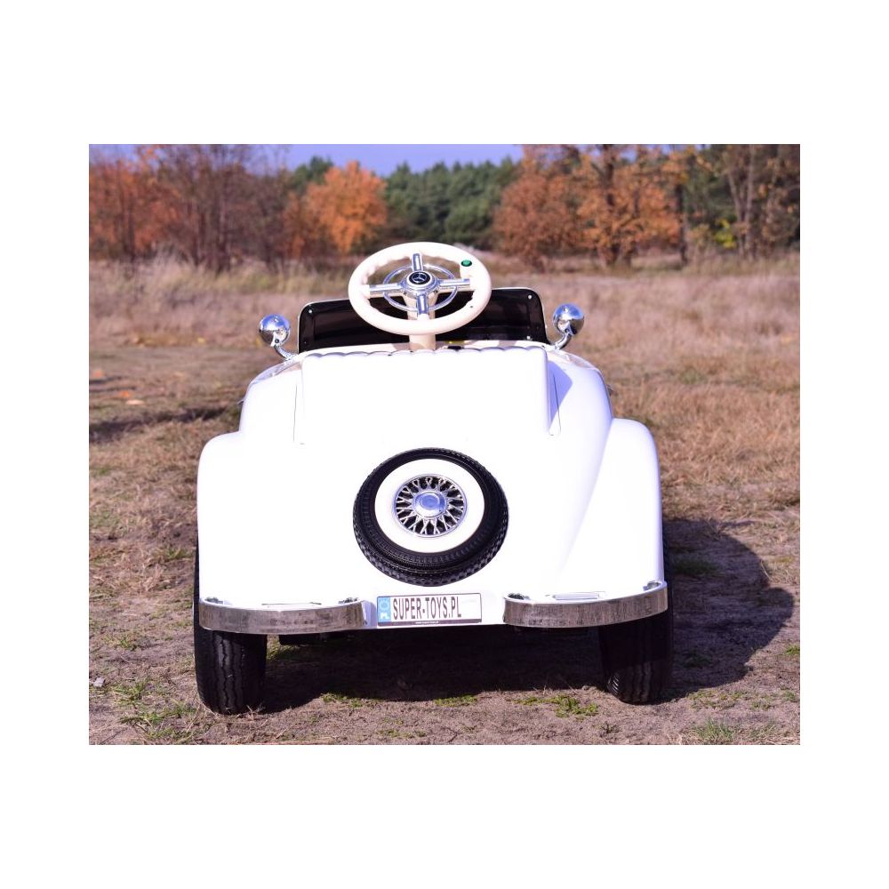„MERCEDES“ RETRO TIPAS 540K VAIKAMS IR TĖVAMS, MINKŠTI EVA RATAI, MINKŠTA SĖDYNĖ, VISOS PASIRINKTYS/A200