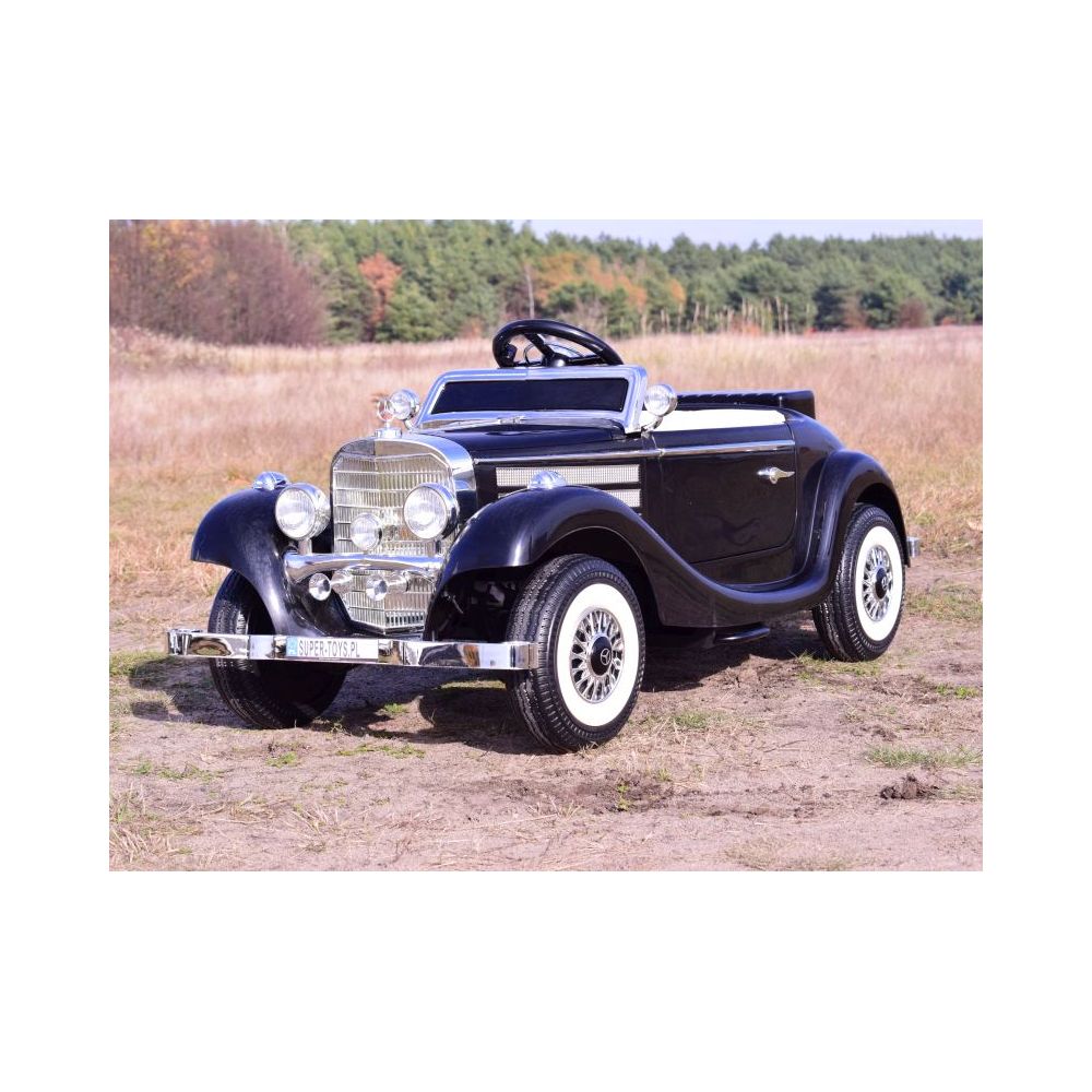 MERCEDES RETRO TYP 540K DLA DZIECKA I DLA RODZICA, MIĘKKIE KOŁA EVA, MIĘKKIE SIEDZENIE, FULL OPCJA/A200