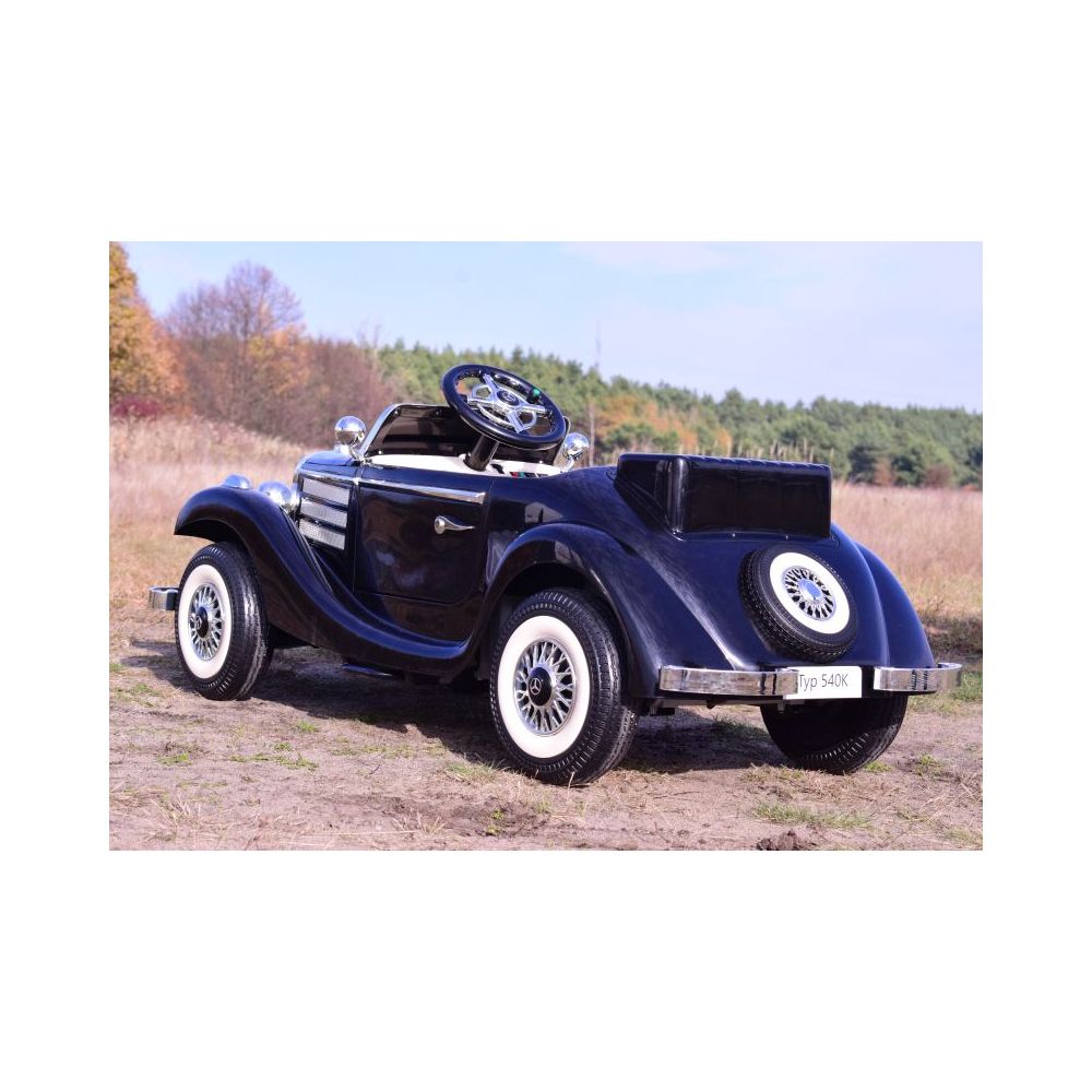 MERCEDES RETRO TYP 540K DLA DZIECKA I DLA RODZICA, MIĘKKIE KOŁA EVA, MIĘKKIE SIEDZENIE, FULL OPCJA/A200