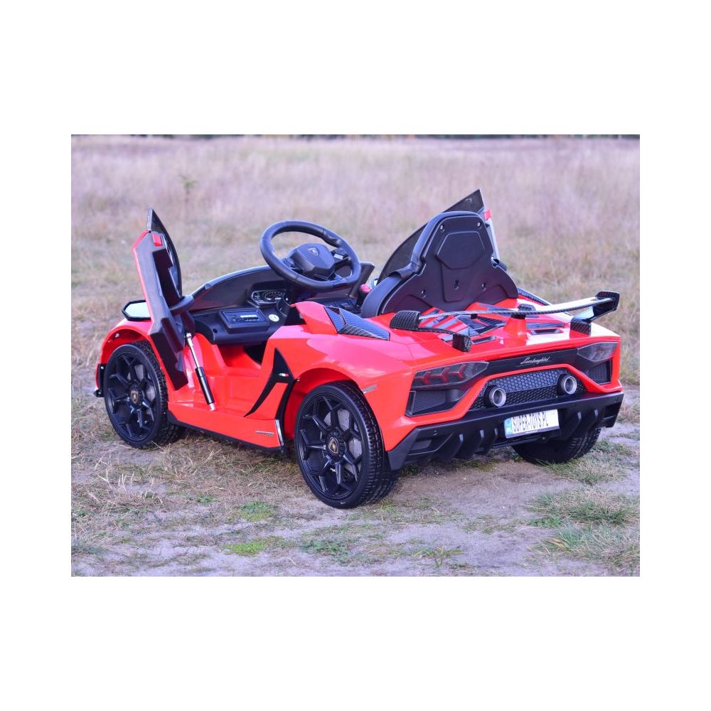 ORYGINALNE LAMBORGHINI AVENTADOR - WERSJA KARBON - MIĘKKIE KOŁA, MIĘKKIE SIEDZENIE, SUPER JAKOŚĆ/SX2018
