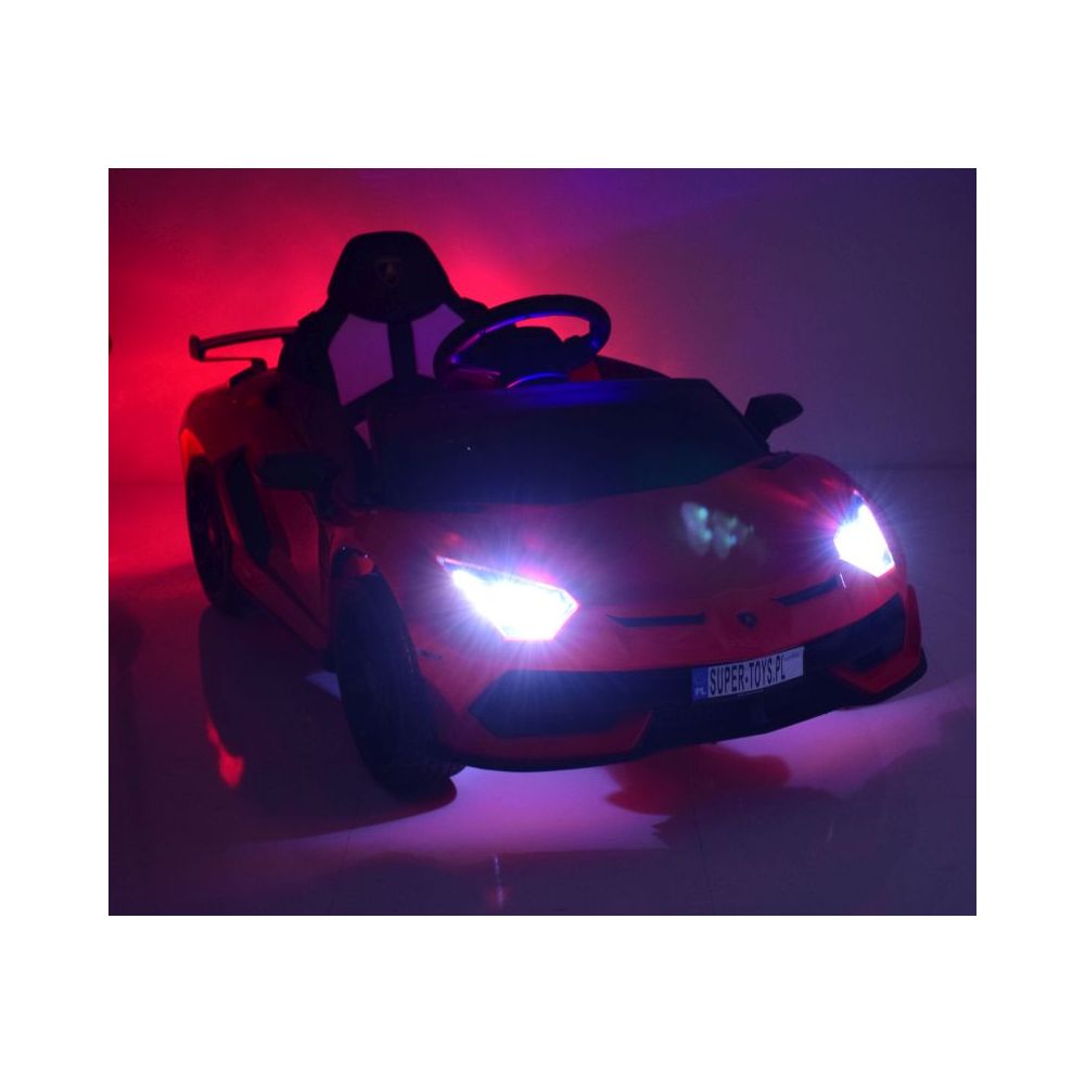 ORYGINALNE LAMBORGHINI AVENTADOR - WERSJA KARBON - MIĘKKIE KOŁA, MIĘKKIE SIEDZENIE, SUPER JAKOŚĆ/SX2018