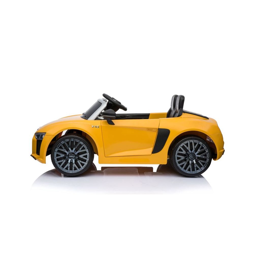 ORIGINALUS „AUDI R8“ – MINKŠTI RATAI, MINKŠTA SĖDYNĖ, GALIINGAS/R8