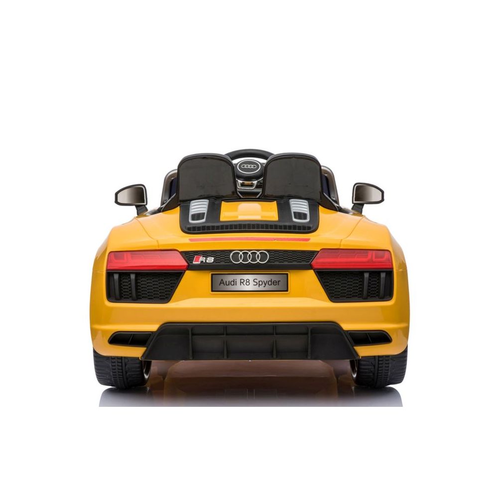 ORIGINALUS „AUDI R8“ – MINKŠTI RATAI, MINKŠTA SĖDYNĖ, GALIINGAS/R8