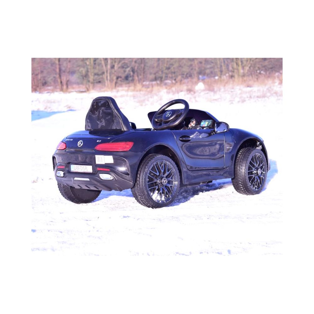 MERCEDES NA AKUMULATOR AMG GT, MIĘKKIE KOŁA EVA, MIĘKKIE SIEDZENIE/HL2588