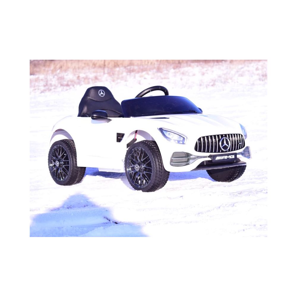 MERCEDES NA AKUMULATOR AMG GT, MIĘKKIE KOŁA EVA, MIĘKKIE SIEDZENIE/HL2588