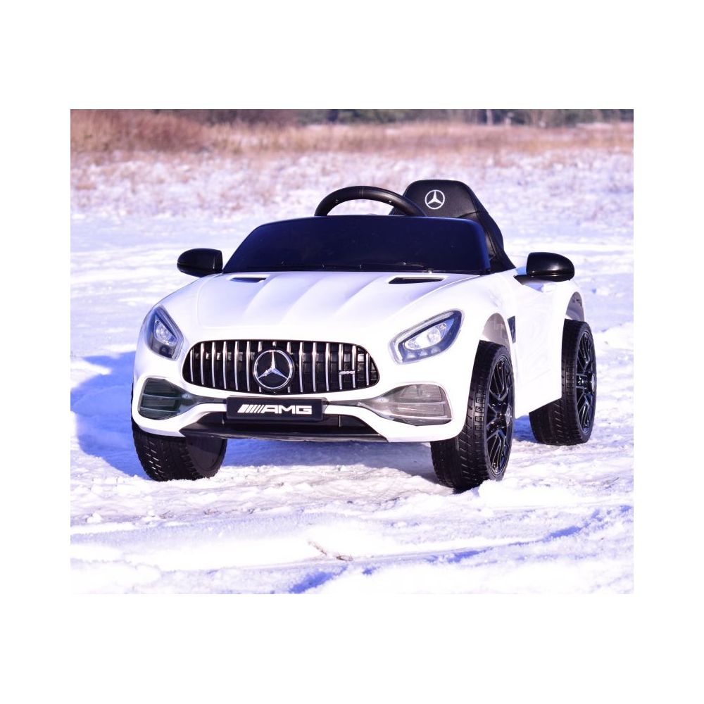 MERCEDES NA AKUMULATOR AMG GT, MIĘKKIE KOŁA EVA, MIĘKKIE SIEDZENIE/HL2588