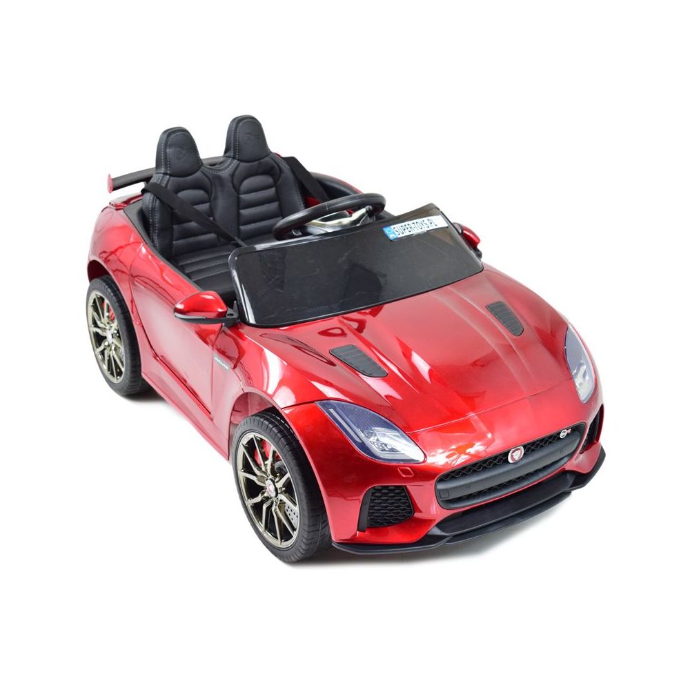 AUTO NA AKUMULATOR JAGUAR F TYPE, MIĘKKIE KOŁA, MIĘKKIE SIEDZENIE, SUPER JAKOSĆ - LAKIER/QLS5388