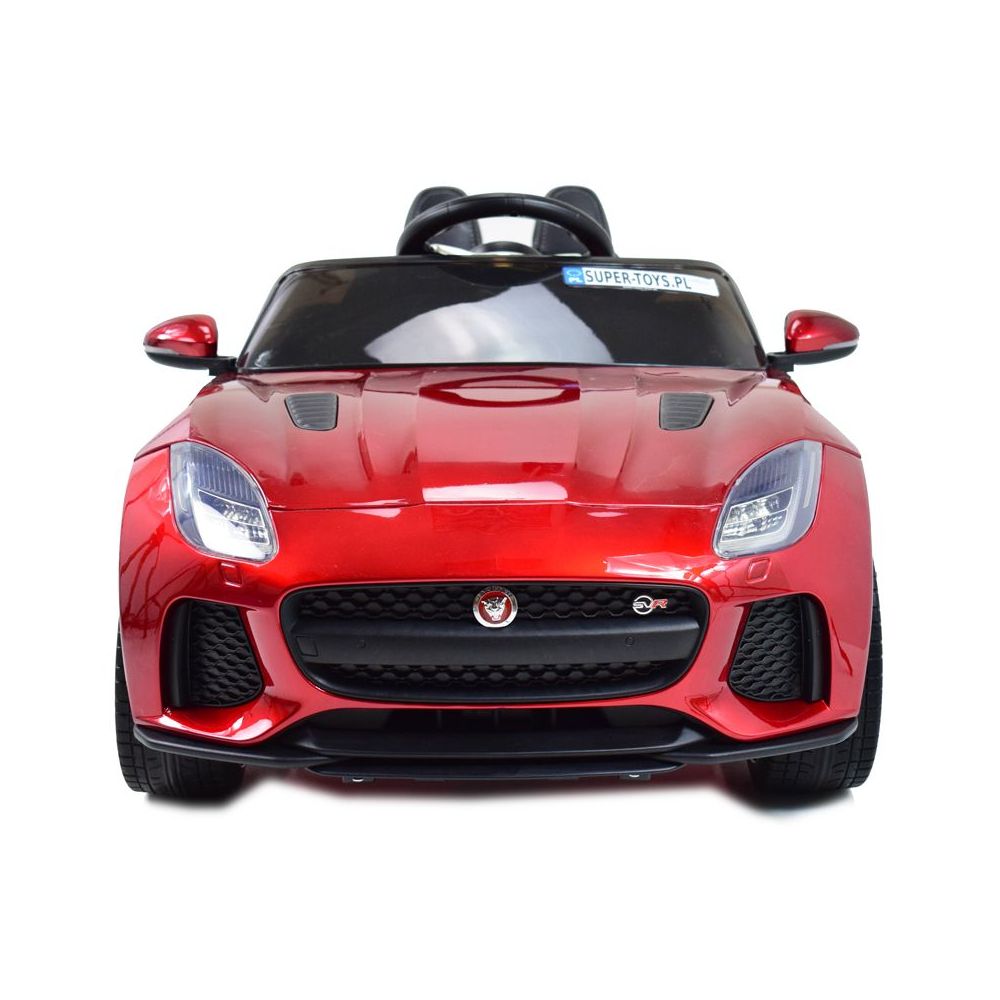 AUTO NA AKUMULATOR JAGUAR F TYPE, MIĘKKIE KOŁA, MIĘKKIE SIEDZENIE, SUPER JAKOSĆ - LAKIER/QLS5388