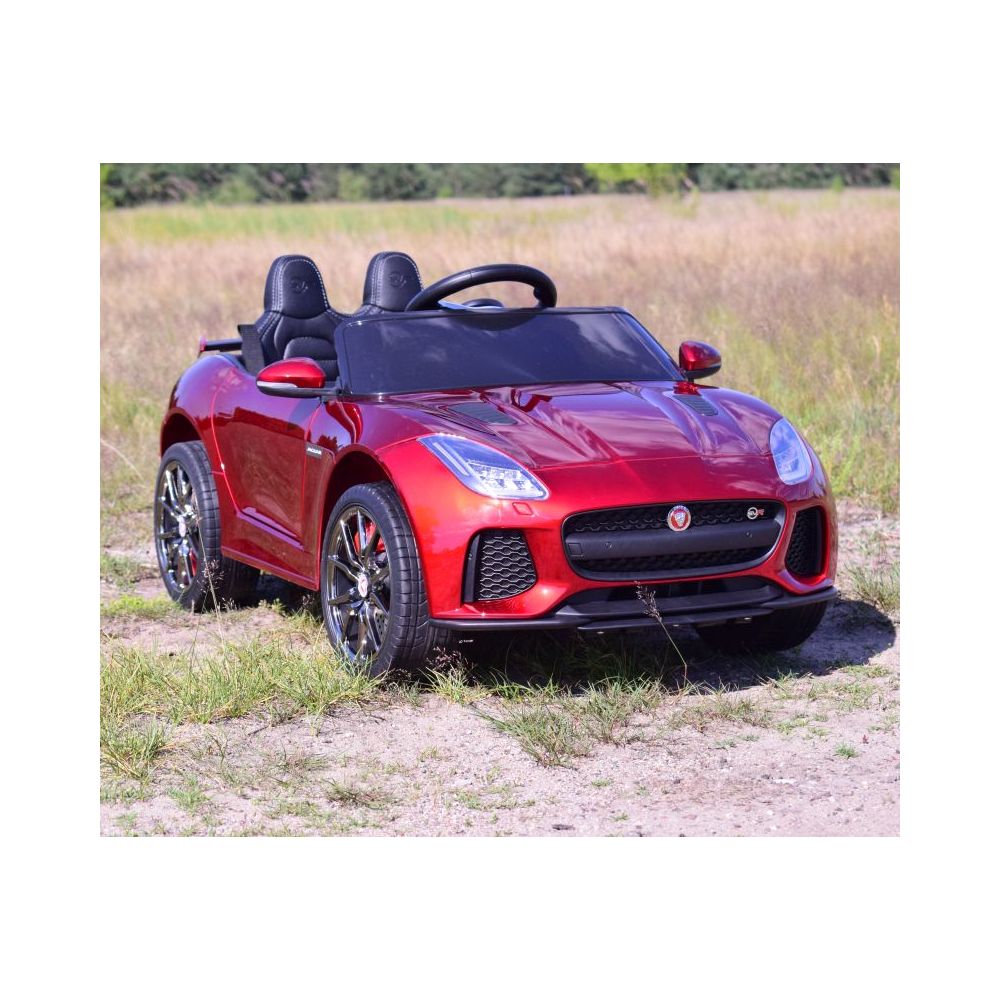 AUTO NA AKUMULATOR JAGUAR F TYPE, MIĘKKIE KOŁA, MIĘKKIE SIEDZENIE, SUPER JAKOSĆ - LAKIER/QLS5388