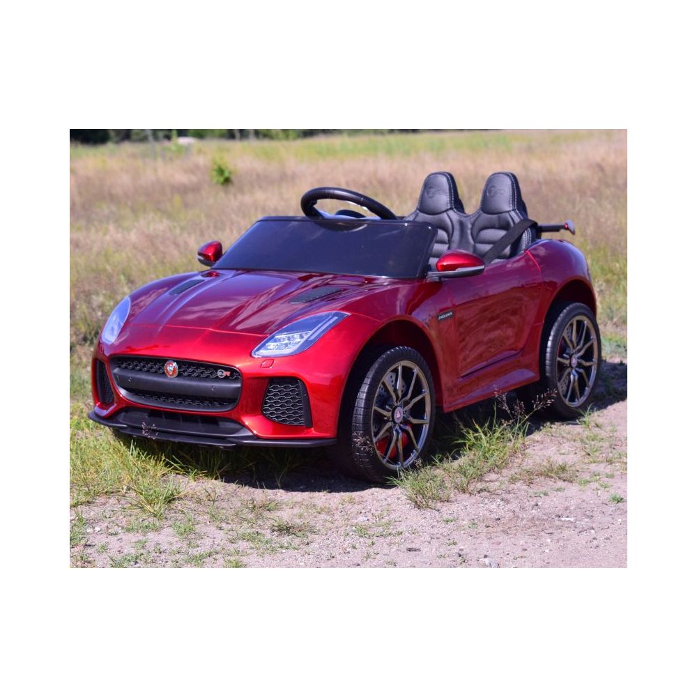 AUTO NA AKUMULATOR JAGUAR F TYPE, MIĘKKIE KOŁA, MIĘKKIE SIEDZENIE, SUPER JAKOSĆ - LAKIER/QLS5388