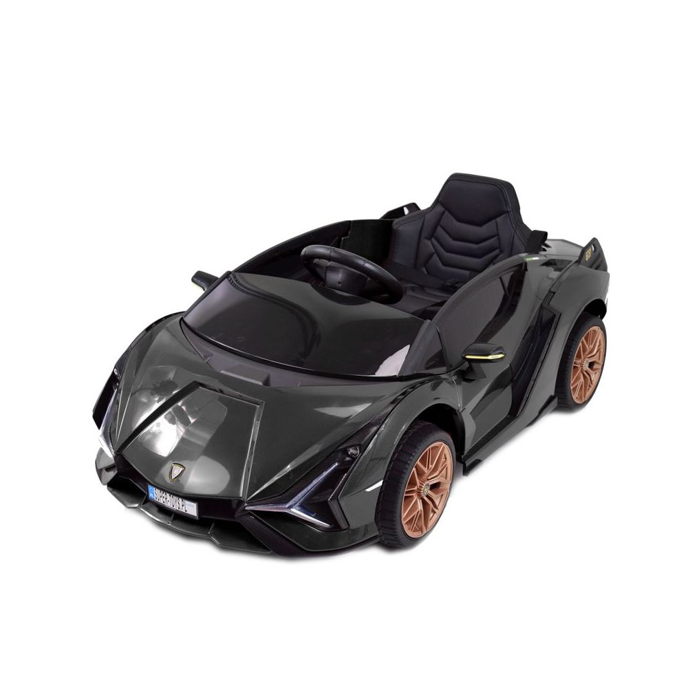 ORIGINALUS „LAMBORGHINI SIAN“, MINKŠTI RATAI, MINKŠTA SĖDYNĖ, SŪPUOKLĖS FUNKCIJA – VISOS PAPILDOMOS FUNKCIJOS /QLS6388