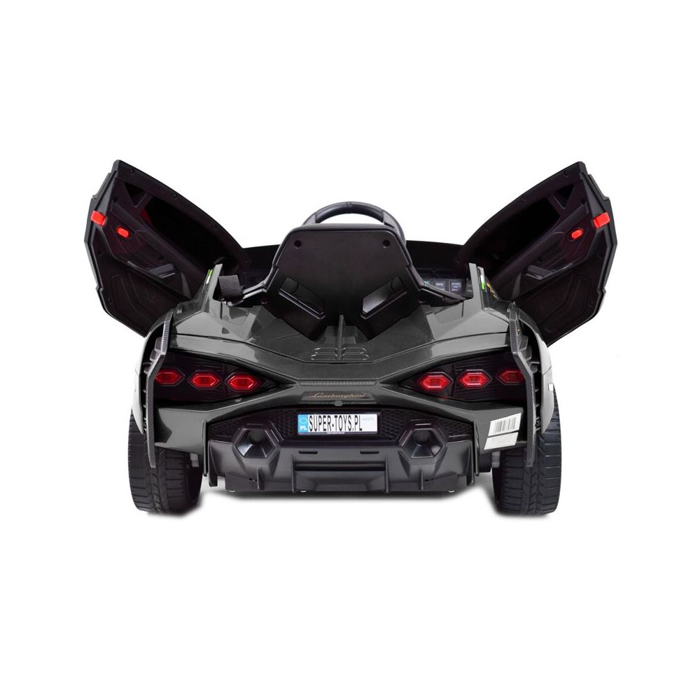ORIGINALUS „LAMBORGHINI SIAN“, MINKŠTI RATAI, MINKŠTA SĖDYNĖ, SŪPUOKLĖS FUNKCIJA – VISOS PAPILDOMOS FUNKCIJOS /QLS6388
