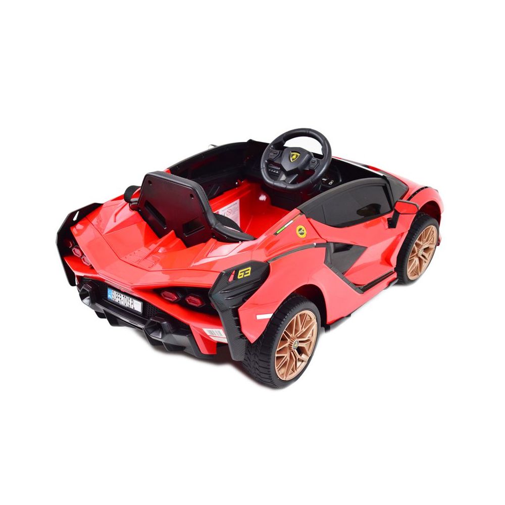 ORYGINALNE LAMBORGHINI SIAN, MIĘKKIE KOŁA, MIĘKKIE SIEDZENIE, FUNKCJA BUJANIA - FULL OPCJA /QLS6388