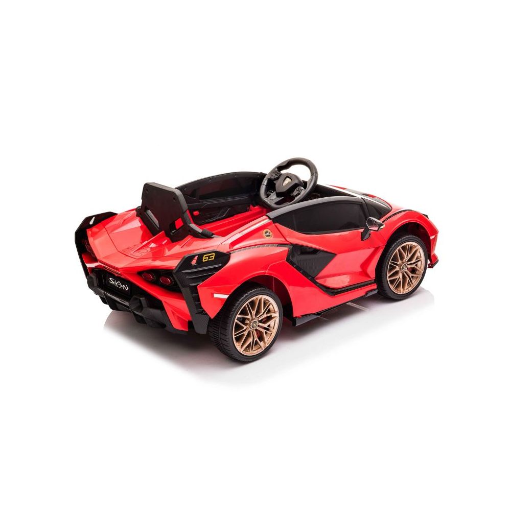 ORYGINALNE LAMBORGHINI SIAN, MIĘKKIE KOŁA, MIĘKKIE SIEDZENIE, FUNKCJA BUJANIA - FULL OPCJA /QLS6388