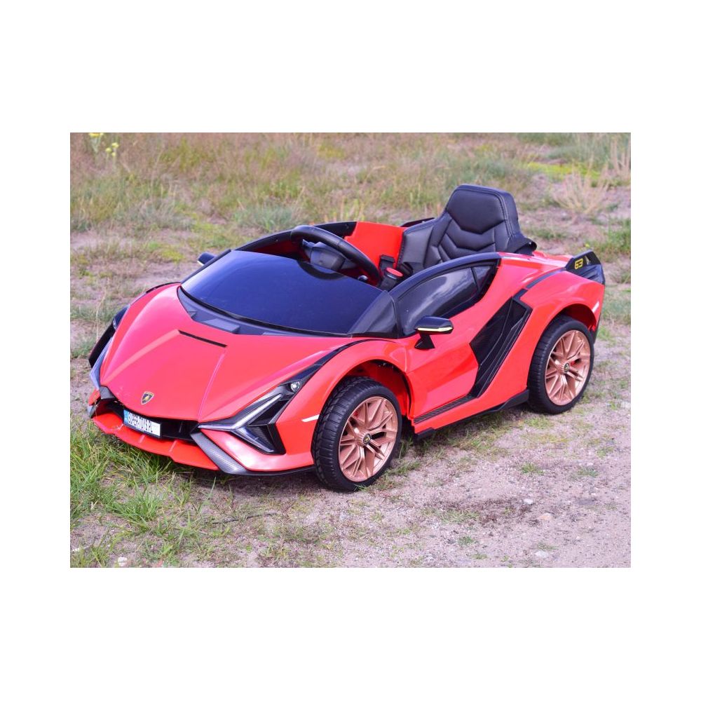 ORYGINALNE LAMBORGHINI SIAN, MIĘKKIE KOŁA, MIĘKKIE SIEDZENIE, FUNKCJA BUJANIA - FULL OPCJA /QLS6388