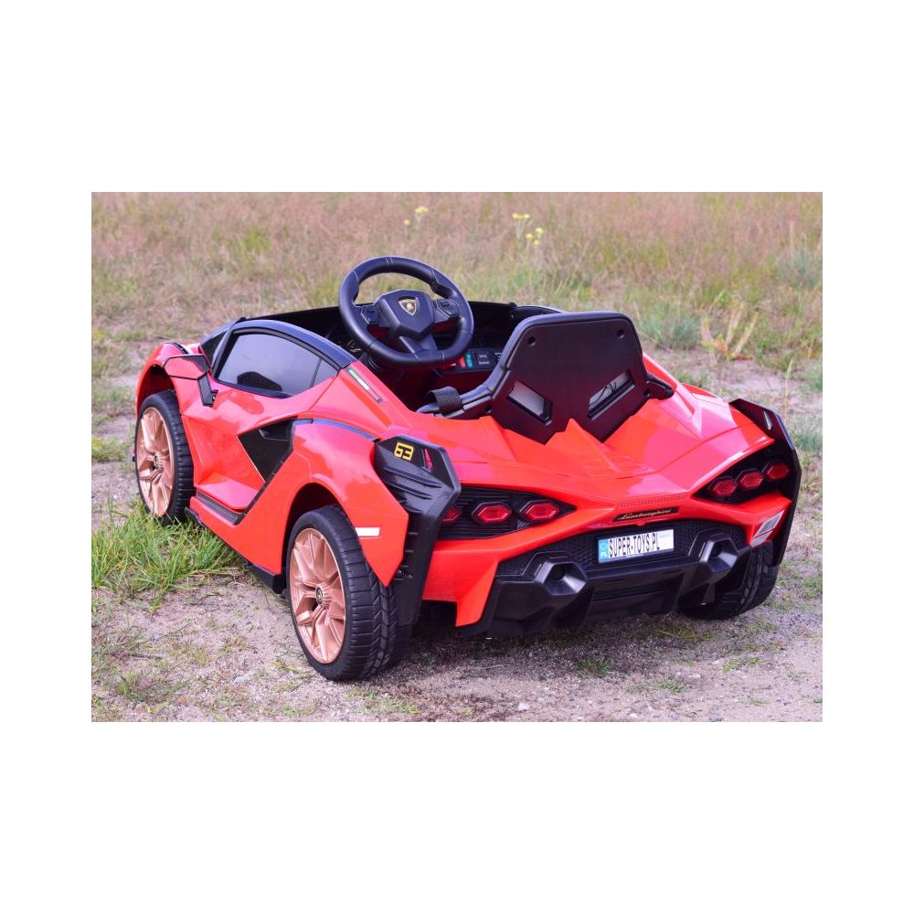 ORYGINALNE LAMBORGHINI SIAN, MIĘKKIE KOŁA, MIĘKKIE SIEDZENIE, FUNKCJA BUJANIA - FULL OPCJA /QLS6388