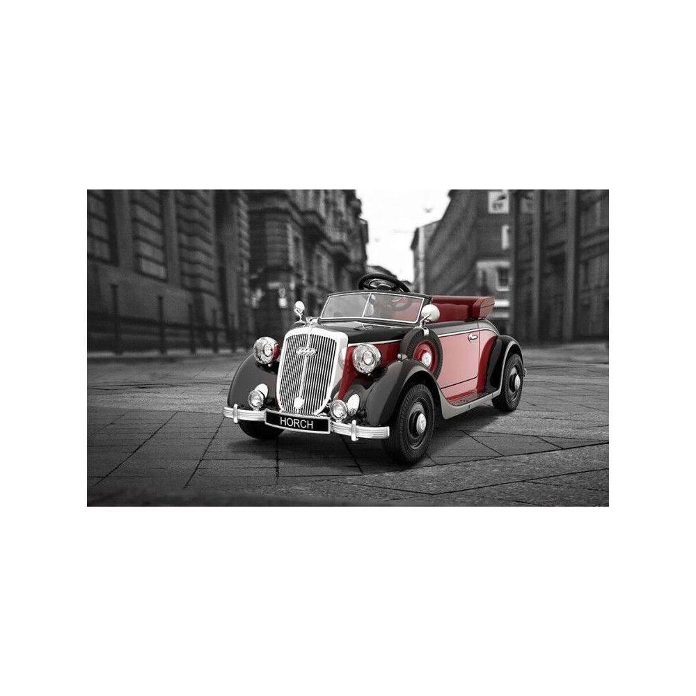 ORIGINALUS „AUDI HORCH“ VAIKAMS IR TĖVAMS, SKIRTAS IKI 100 KG, 2×200 W, 24 V/JE1005
