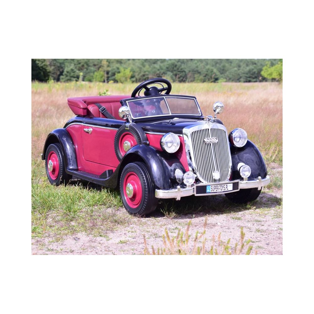 ORIGINALUS „AUDI HORCH“ VAIKAMS IR TĖVAMS, SKIRTAS IKI 100 KG, 2×200 W, 24 V/JE1005