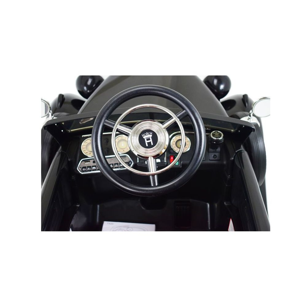 ORIGINALUS „AUDI HORCH“ VAIKAMS IR TĖVAMS, SKIRTAS IKI 100 KG, 2×200 W, 24 V/JE1005