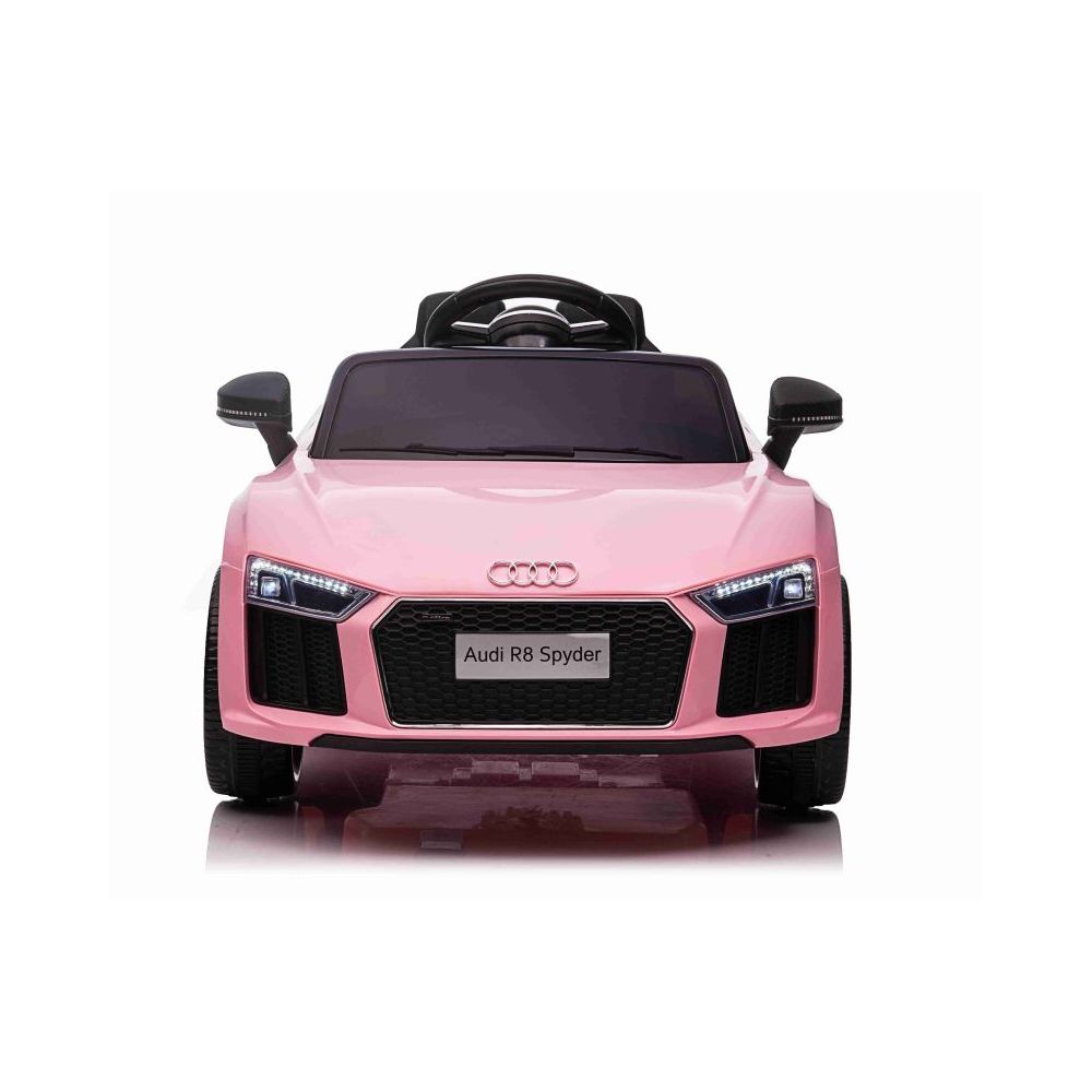 NAUJAUSIOS ORIGINALŪS „AUDI R8“ SU LICENCIJA: MINKŠTOS SĖDYNĖS, MINKŠTI RATAI, PUIKI KOKYBĖ / HL1818