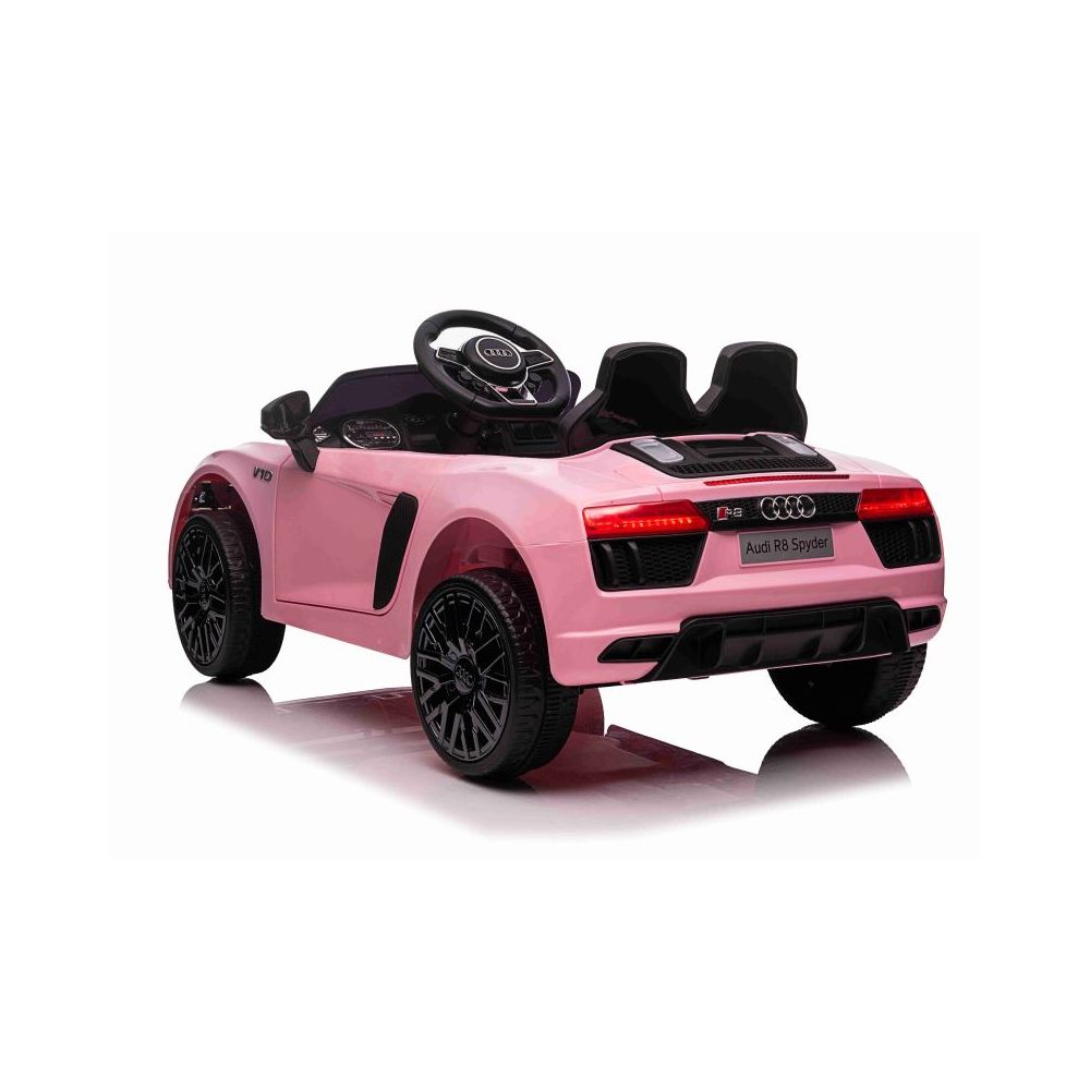 NAUJAUSIOS ORIGINALŪS „AUDI R8“ SU LICENCIJA: MINKŠTOS SĖDYNĖS, MINKŠTI RATAI, PUIKI KOKYBĖ / HL1818