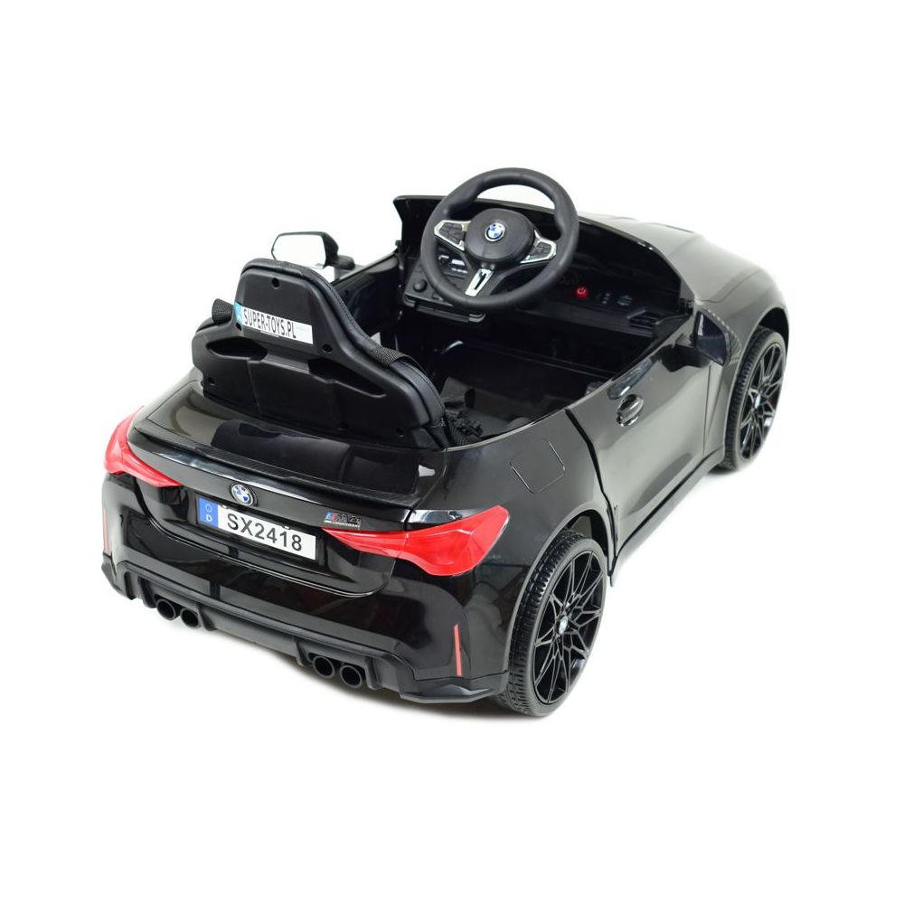 ORIGINALUS „BMW M4“, MINKŠTI RATAI, MINKŠTA SĖDYNĖ, VISOS PAPILDOMOS FUNKCIJOS/SX2418