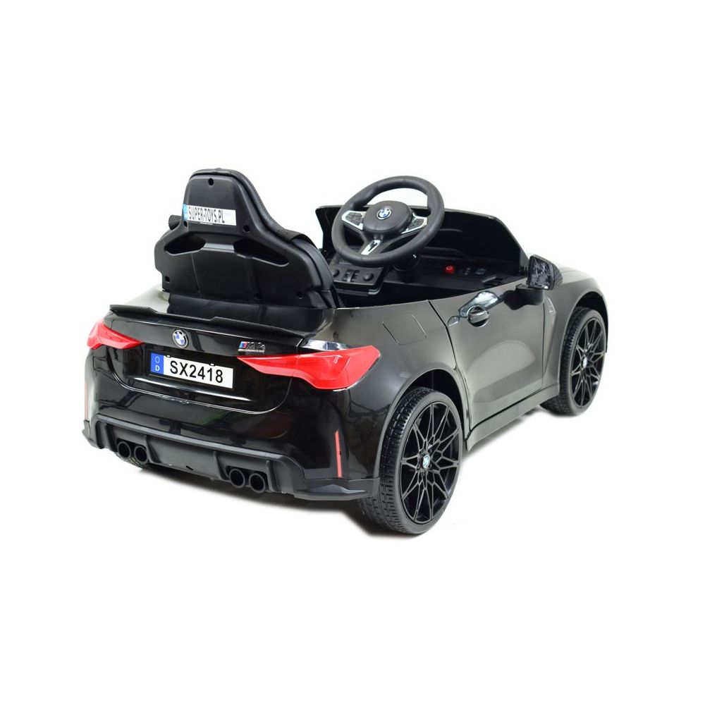 ORIGINALUS „BMW M4“, MINKŠTI RATAI, MINKŠTA SĖDYNĖ, VISOS PAPILDOMOS FUNKCIJOS/SX2418