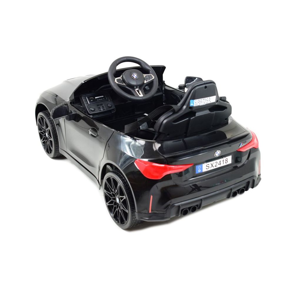 ORIGINALUS „BMW M4“, MINKŠTI RATAI, MINKŠTA SĖDYNĖ, VISOS PAPILDOMOS FUNKCIJOS/SX2418