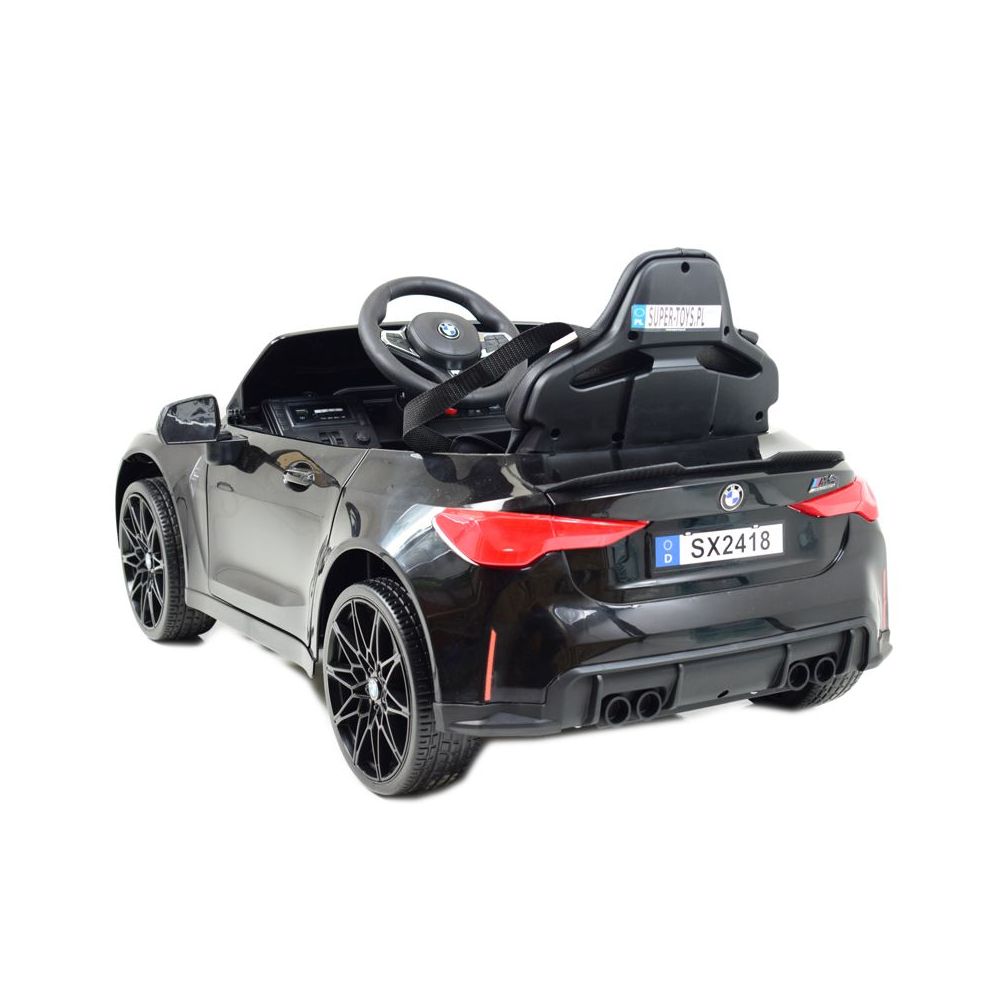 ORIGINALUS „BMW M4“, MINKŠTI RATAI, MINKŠTA SĖDYNĖ, VISOS PAPILDOMOS FUNKCIJOS/SX2418