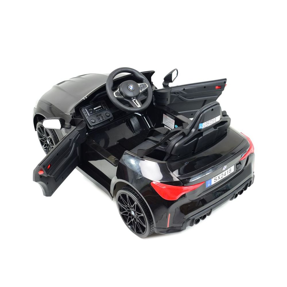 ORIGINALUS „BMW M4“, MINKŠTI RATAI, MINKŠTA SĖDYNĖ, VISOS PAPILDOMOS FUNKCIJOS/SX2418
