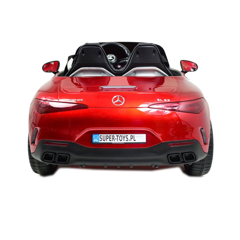 ORIGINALUS „MERCEDES SL 63“, SU VISU ĮRENGIMU, LAKU, 24 V KOKYBĖ/DK-SL63