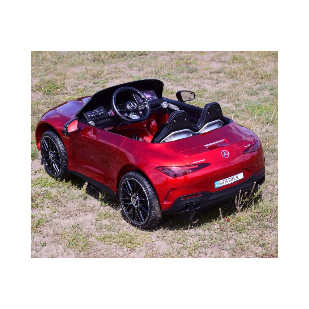 ORIGINALUS „MERCEDES SL 63“, SU VISU ĮRENGIMU, LAKU, 24 V KOKYBĖ/DK-SL63