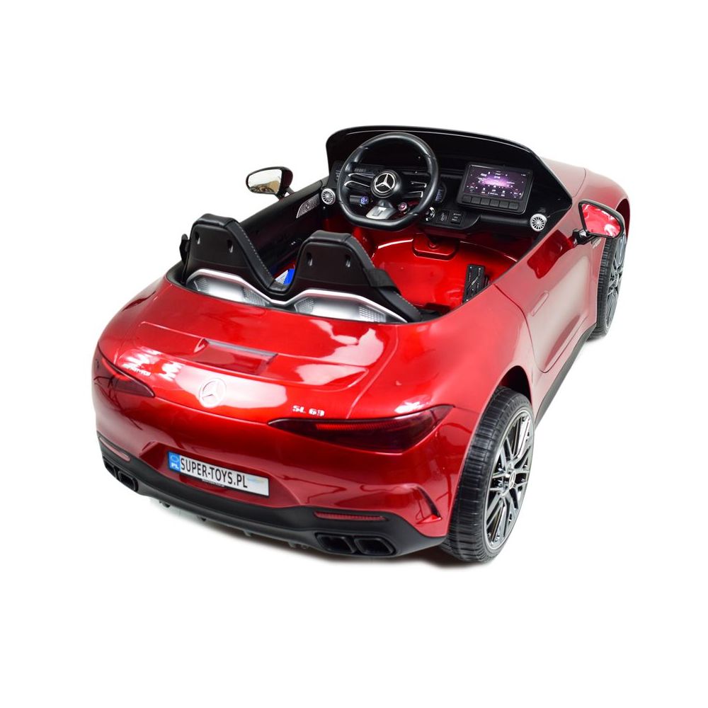 ORIGINALUS „MERCEDES SL 63“, SU VISU ĮRENGIMU, LAKU, 24 V KOKYBĖ/DK-SL63