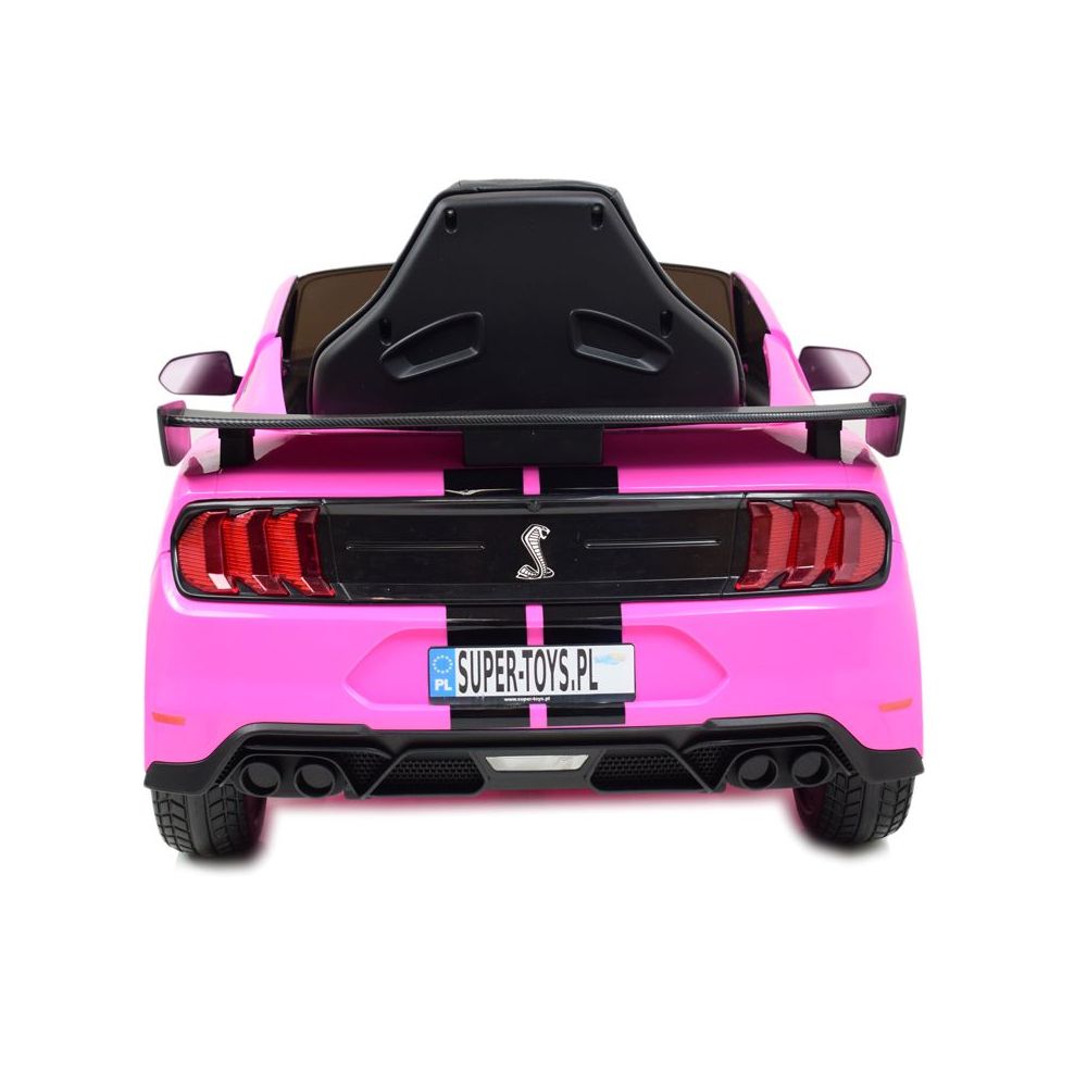 „FORD MUSTANG SHELBY GT500“ su akumuliatoriumi, minkštais ratais ir minkšta sėdyne / CH9969