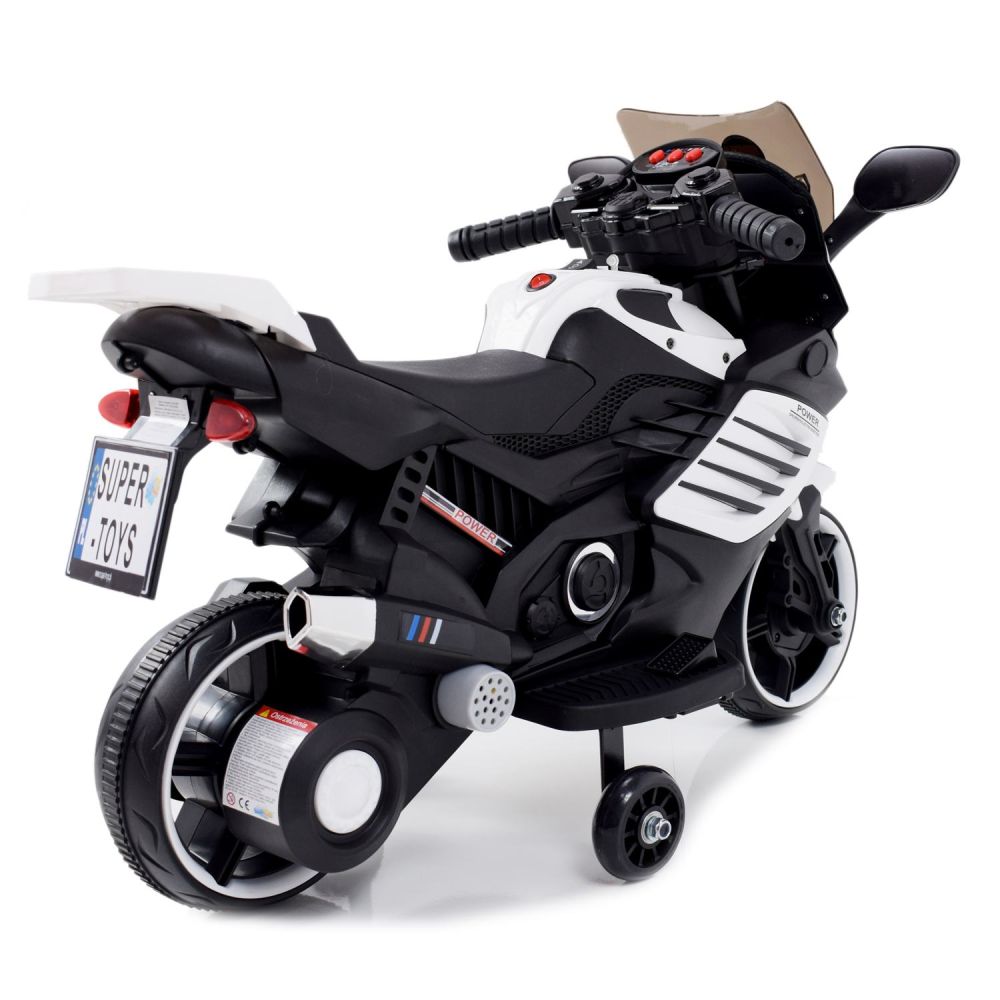 MOTOR ŚCIGACZ POWER 158 – PIRMASIS VAIKO MOTOCIKLAS, MINKŠTA SĖDYNĖ, MINKŠTI EVA RATAI / LQ158