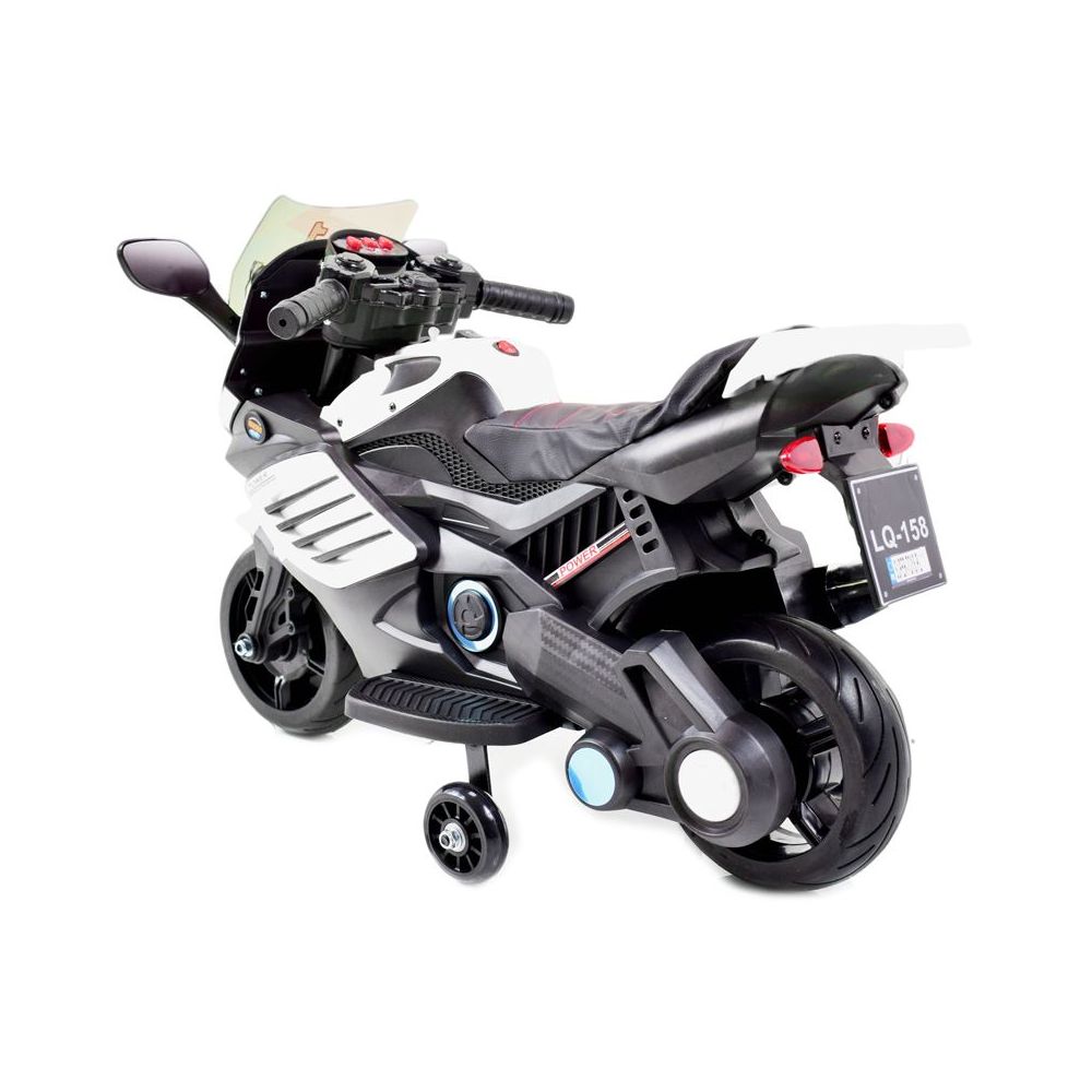 MOTOR ŚCIGACZ POWER 158 - PIERWSZY MOTOREK DLA DZIECKA, MIĘKKIE SIEDZENIE, MIĘKKIE KOŁA EVA/LQ158
