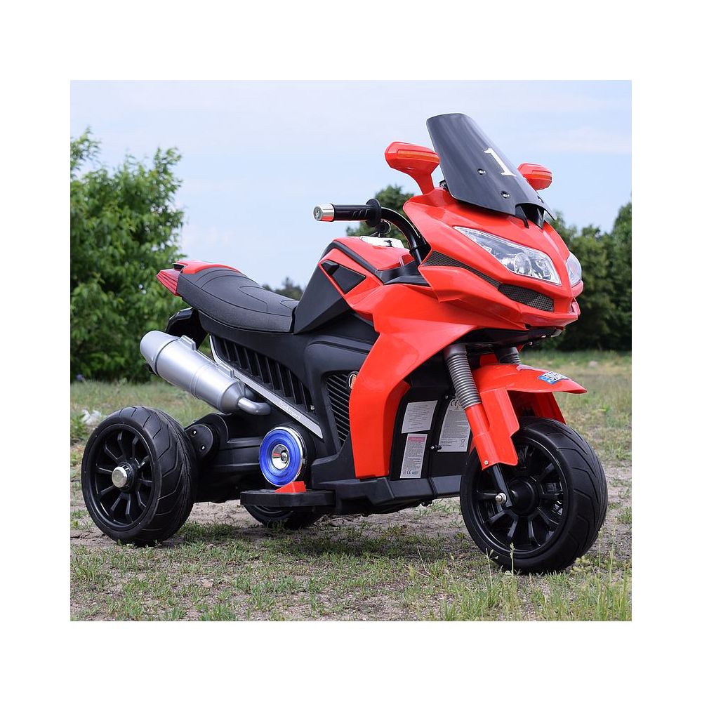 DIDELIS MOTOCIKLAS SU IŠMETIMO GARSO SIMULIACIJA, MINKŠTI RATAI STRONG 2 EXCLUSIVE/6288A