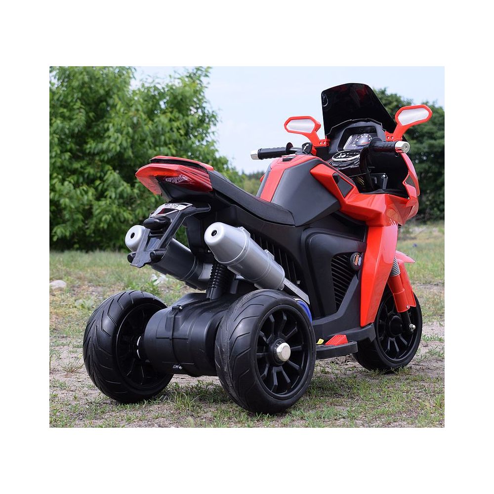 DIDELIS MOTOCIKLAS SU IŠMETIMO GARSO SIMULIACIJA, MINKŠTI RATAI STRONG 2 EXCLUSIVE/6288A