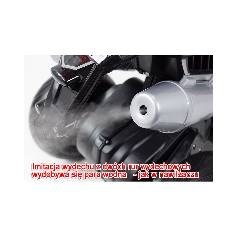 DIDELIS MOTOCIKLAS SU IŠMETIMO GARSO SIMULIACIJA, MINKŠTI RATAI STRONG 2 EXCLUSIVE/6288A