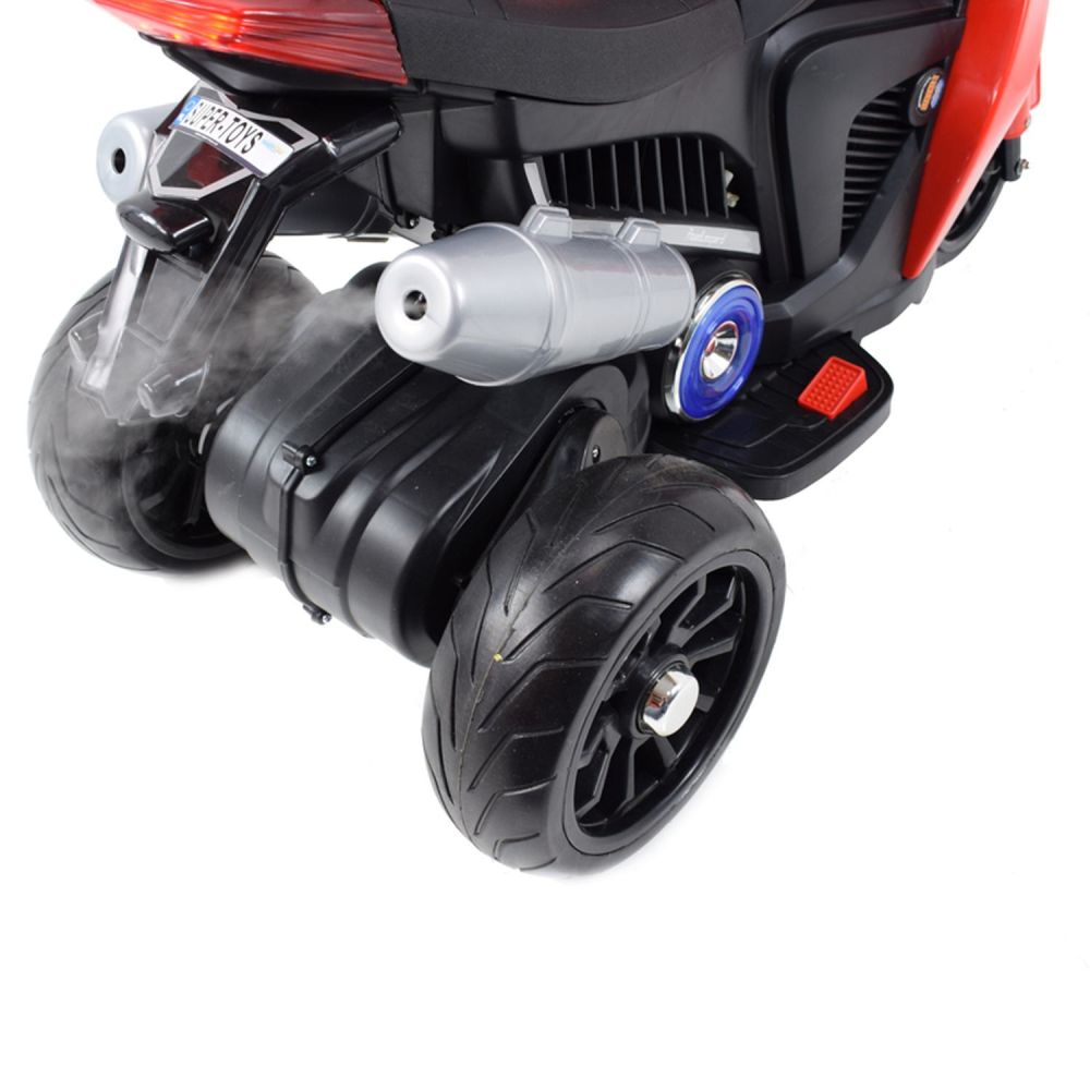 DIDELIS MOTOCIKLAS SU IŠMETIMO GARSO SIMULIACIJA, MINKŠTI RATAI STRONG 2 EXCLUSIVE/6288A