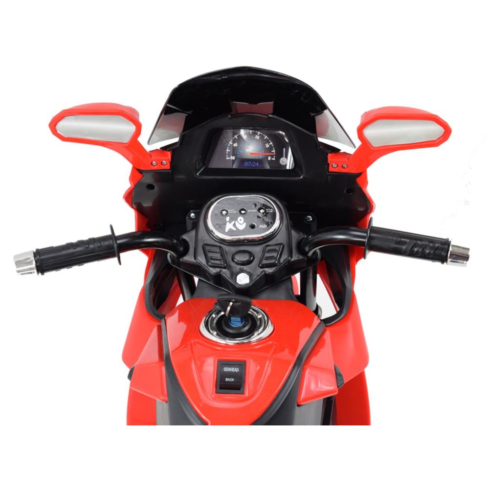 DIDELIS MOTOCIKLAS SU IŠMETIMO GARSO SIMULIACIJA, MINKŠTI RATAI STRONG 2 EXCLUSIVE/6288A